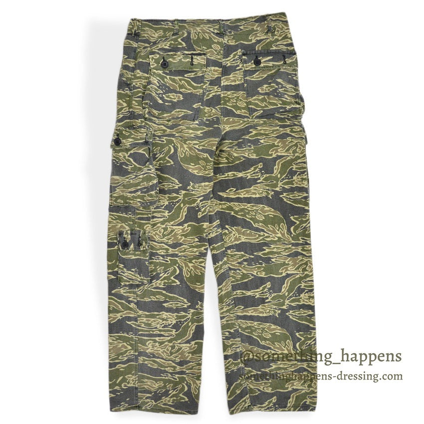 1960's~ VIETNAM TIGER STRIPE PANTS USLARGE... W34 L29