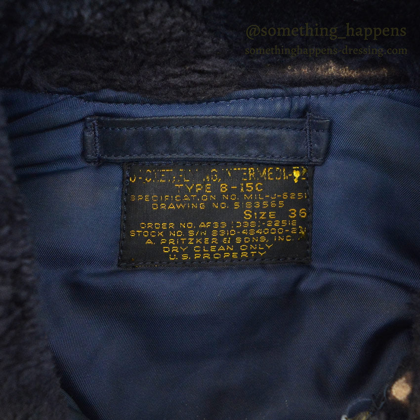 1950's USAF B-15C FLIGHT JACKET... 36
