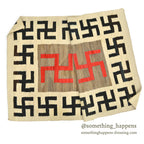 c.1920's NAVAJO RUG WHIRLING LOGS SWASTIKA... 191cm/123cm