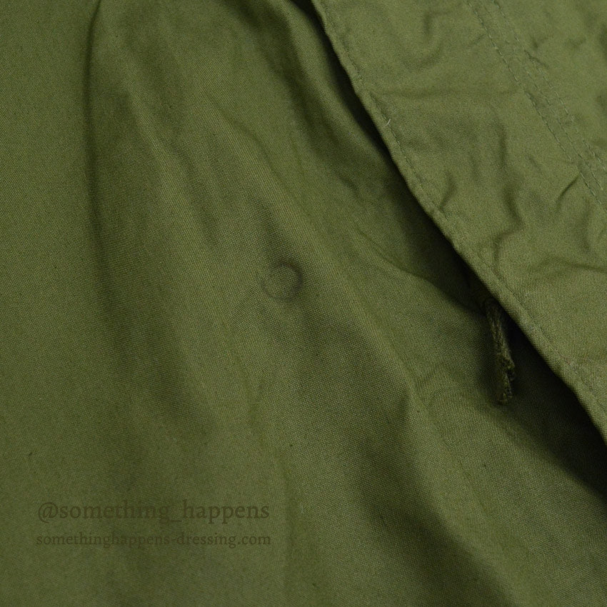 1960s Deadstock US Army Parka, Men's, M-65, Aluminum Zipper... Medium