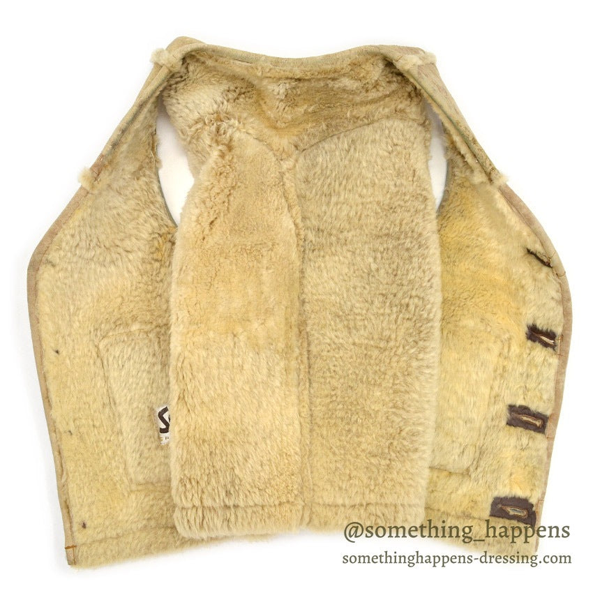 1970's SCHOTT SHEARLING VEST...42