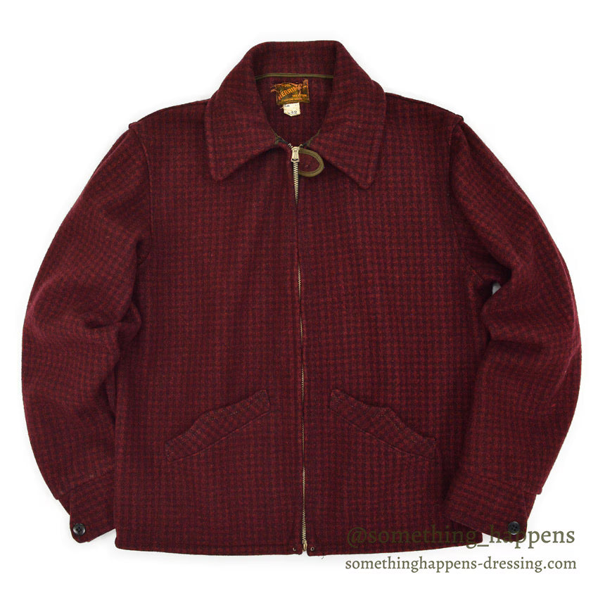 1930's~ MERRIMEL WOOL SPORTS JACKET 扇TALON ... 42