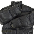 1990's SCHOTT LEATHER DOWN JACKET... 36