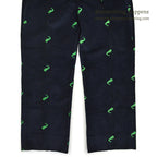 ~1970's DEADSTOCK HICKEY'S WHALE EMBROIDERY CORDUROY PANTS ... W32/L28