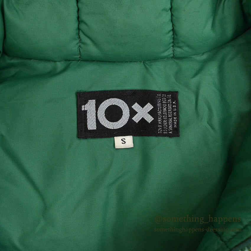 1970's 10X OLIVE GREEN HUNTING DOWN COAT...S