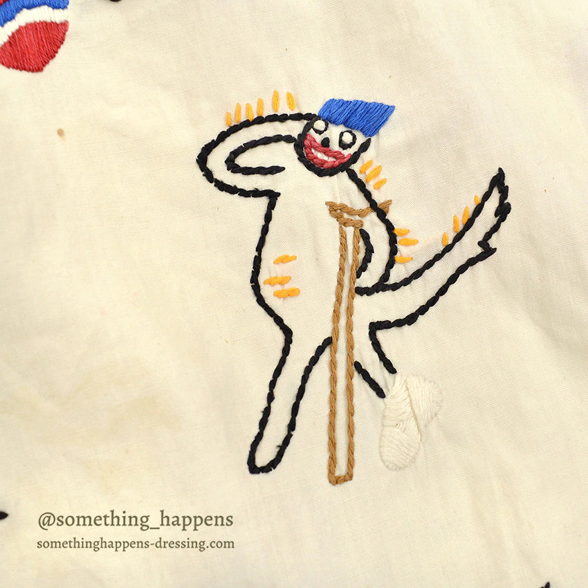 1940's~ THE COLONEL BY MACK MILITARY COOTIE EMBROIDERY SHIRT ... 15