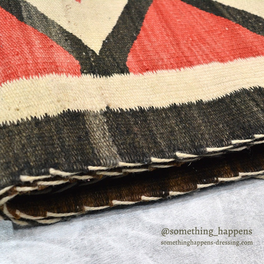 c.1930's NAVAJO RUG DIAMOND PATTERN... 135cm/92cm