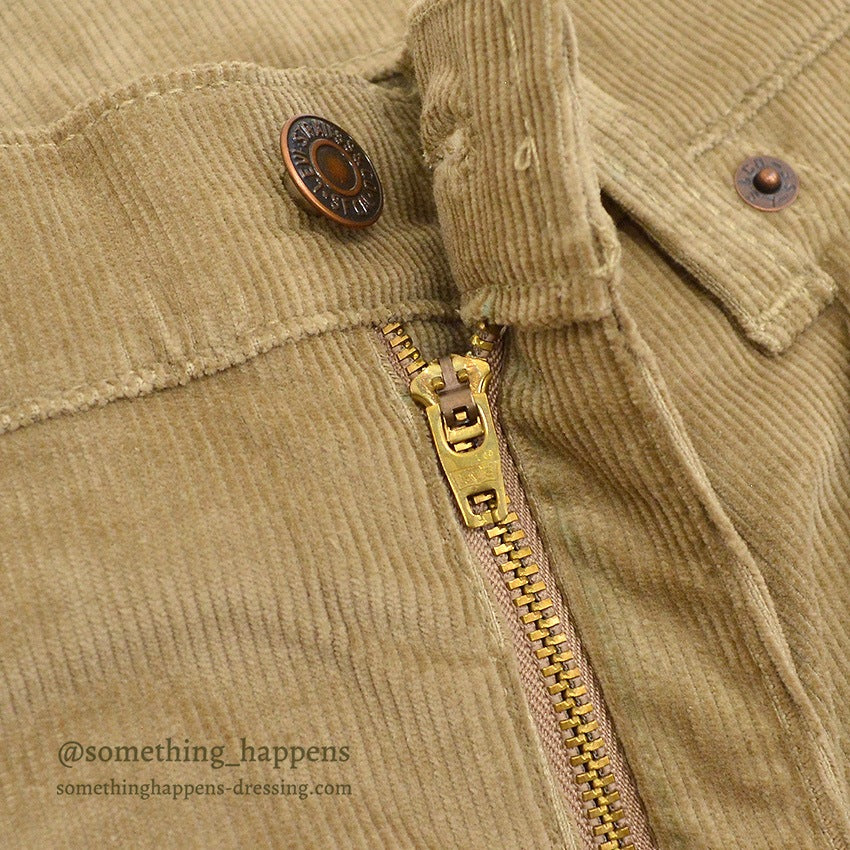 1990's DEADSTOCK Levi's 517 BOOT CUT CORDUROY PANTS TAN... W34/L34