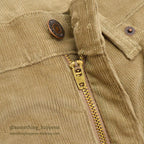 1990's DEADSTOCK Levi's 517 BOOT CUT CORDUROY PANTS TAN... W34/L34