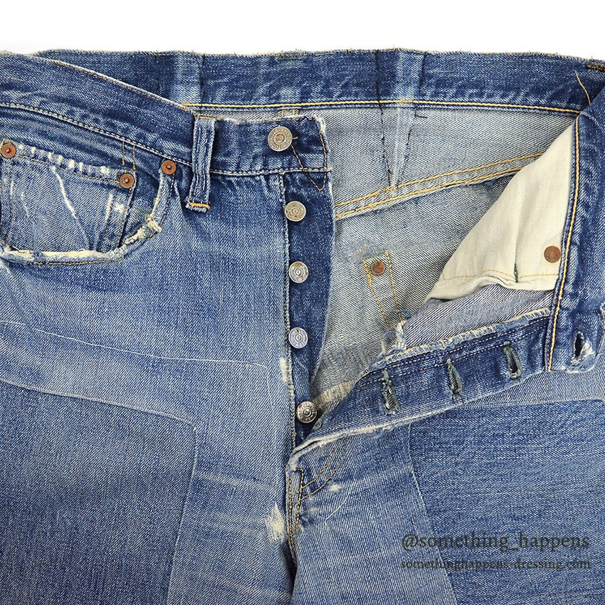 1950's LEVI'S 501XX PATCHWORK... W32/L30