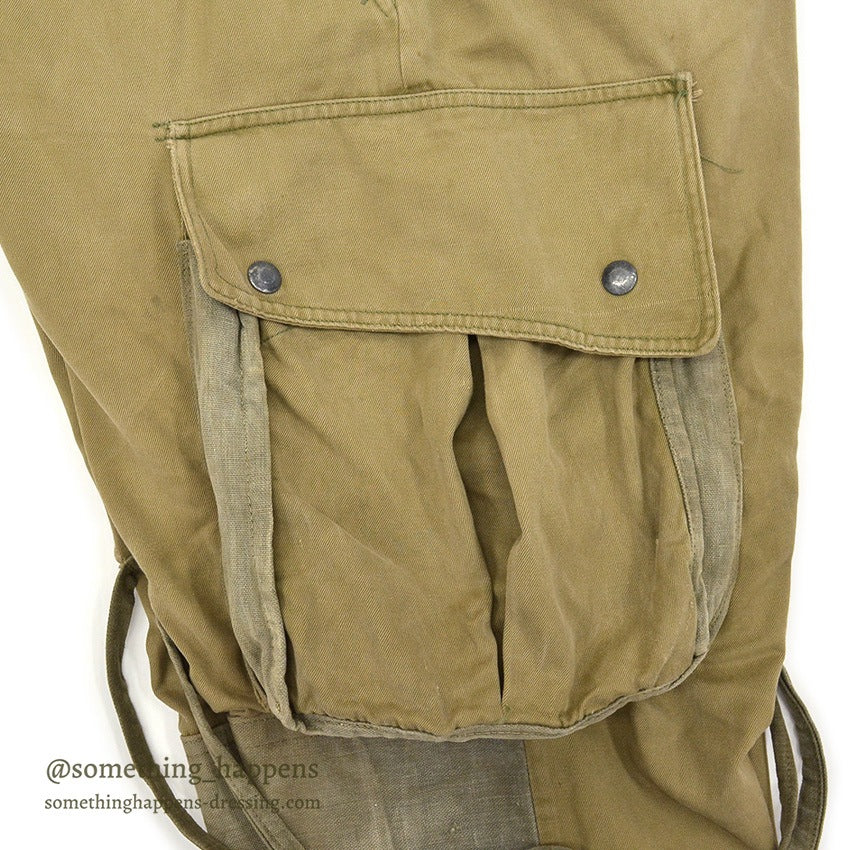 1940's USARMY WW2 M-1942 AIR BORNE JUMP TROUSERS D-DAY MODIFIED... W32/L31
