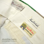 1970's DARIEN SPORT SHOP INDIA MADRAS CRAZY PATCHWORK PANTS... W34/L29