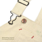 ~1970's DEADSTOCK MONTGOMERY WARD DOUBLE KNEE OVERALL ... W42/L30