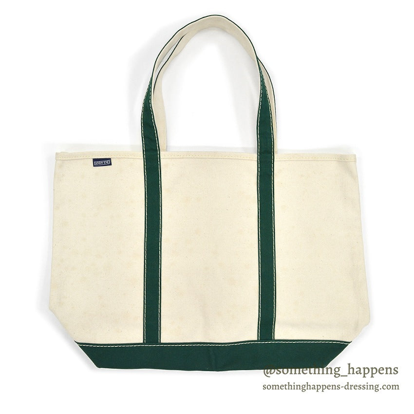 1990's DEADSTOCK LAND'S END CANVAS TOTE... LARGE