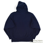 1970's CHAMPION NAVY BLANK REVERSE WEAVE SWEAT PARKA MINT... M
