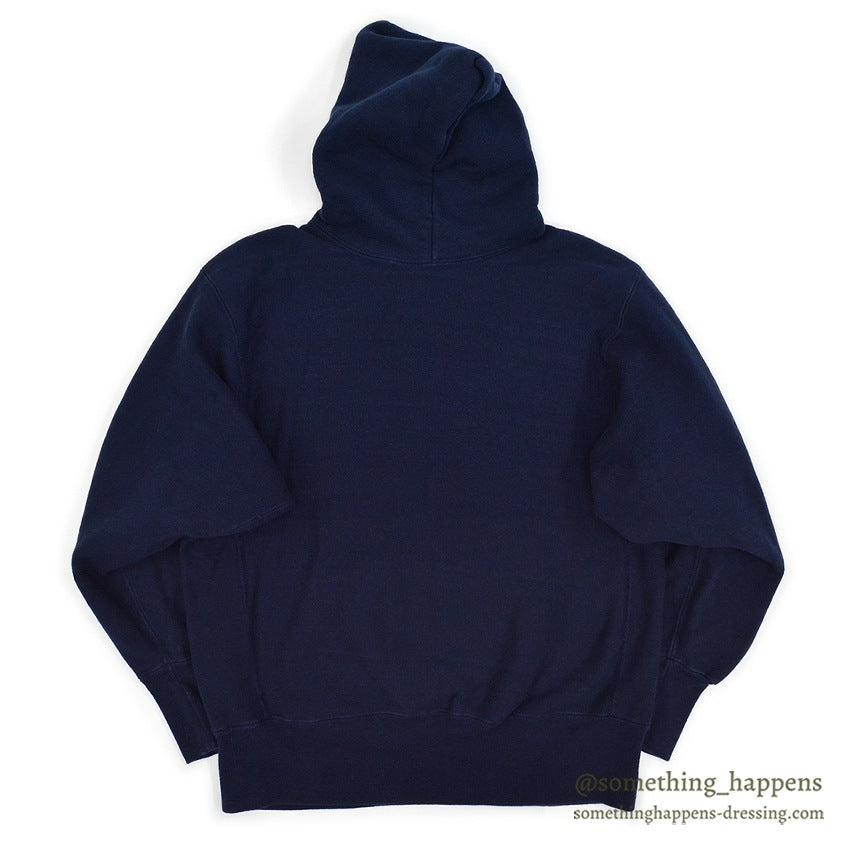 1970's CHAMPION NAVY BLANK REVERSE WEAVE SWEAT PARKA MINT... M