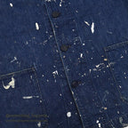 1940's U.S.NAVY WWII SHAWL COLLAR DENIM JACKET PAINTED ...