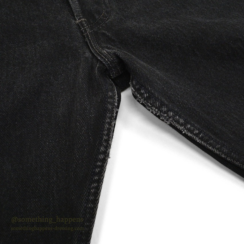 1990's Levi's 501 BLACK DENIM PANTS... W36 L30