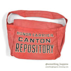 1950's CANTON REPOSITORY HONOR CARRIER NEWS PAPER BAG...