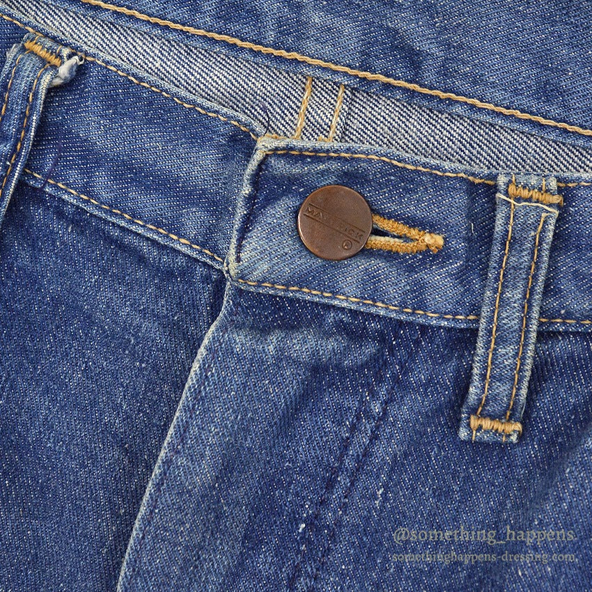 1960's~ MAVERICK 44MWZ DENIM PANTS... W34/30