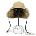 1980's LLBEAN NORTH KING NATURAL RABBIT FUR CAP...L