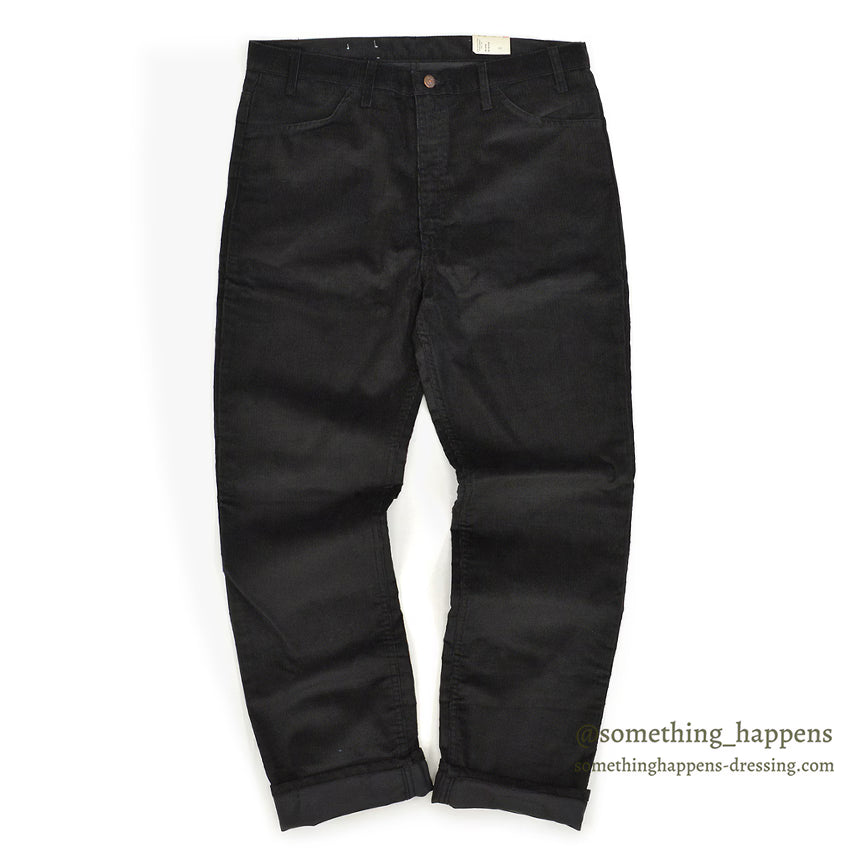 1980's DEADSTOCK Levi's 519-1558 BLACK CORDUROY PANTS... W38/L32