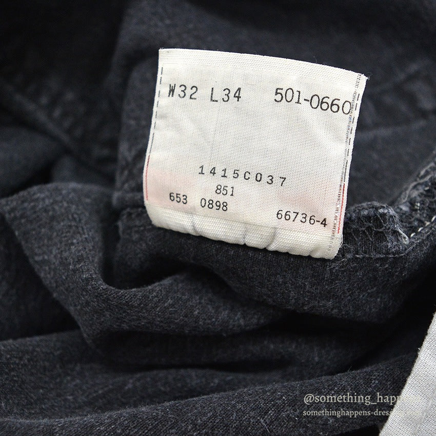 Levi's 501 BLACK DENIM PANTS...W32/L34