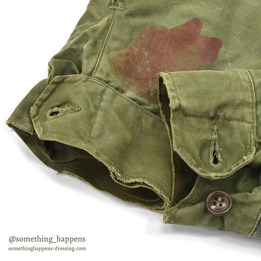 1950's USARMY M-51 HAND PAINTED CAMO FIELD JACKET... MR