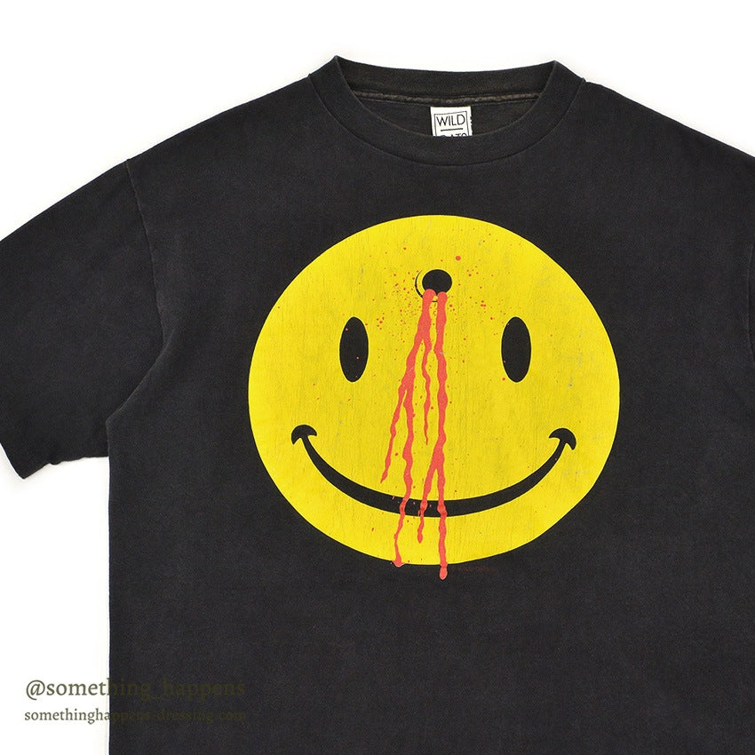 1990's WILD OATS HEAD SHOT SMILEY FACE T-SHIRT ... XL