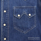 1950's DALL SMITH DENIM DENIM WESTERN SHIRT ...