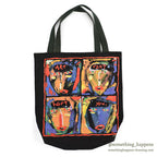 1990's FRED BABB ART CAN'T HURT YOU. CANVAS TOTE BAG ...