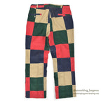 ~1980's PATCHWORK CORDUROY PANTS...W34/L28