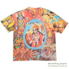 ~1990's CAL CRU HINDU GOD ALL OVER PRINT T-SHIRT ... XL