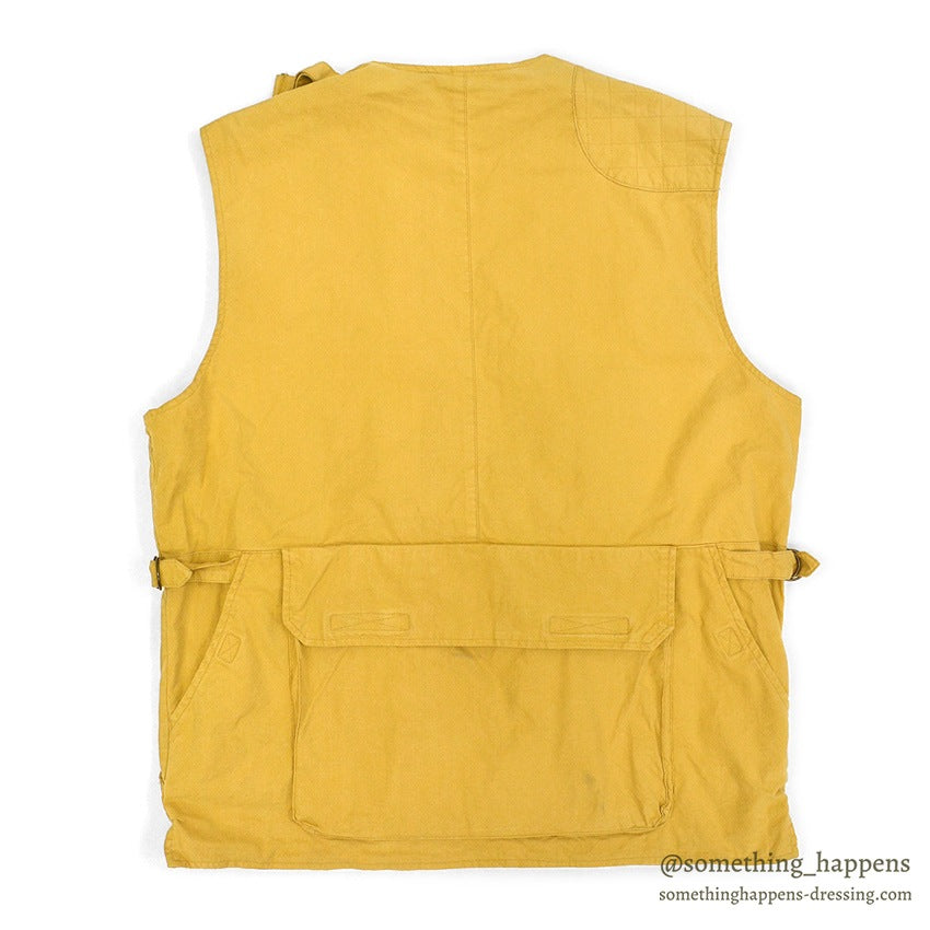 1980's BANANA REPUBLIC PHOTO JOURNALIST VEST MUSTARD ... L