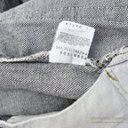 1990's Levi's 501 BLACK DENIM PANTS CHOPPED... W32