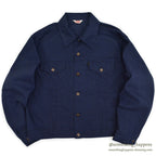 ~1970's LEVI'S 70505 BIG-E PIQUE JACKET DARK NAVY ... BIG SIZE