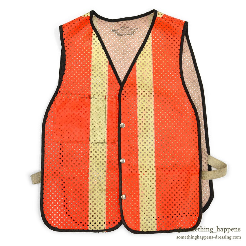 1970's~ TRAFFIC SAFETY SUPPLY CO. SAFETY VEST...