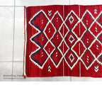 ANTIQUE NAVAJO RUG RED/ORANGE LARGE SIZE ... 165cm/115cm