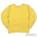 1960's YELLOW BLANK SWEAT SHIRT...