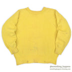 1960's YELLOW BLANK SWEAT SHIRT...