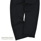1980's Lee 200 STRIPE BLACK COTTON PANTS... W33/L27