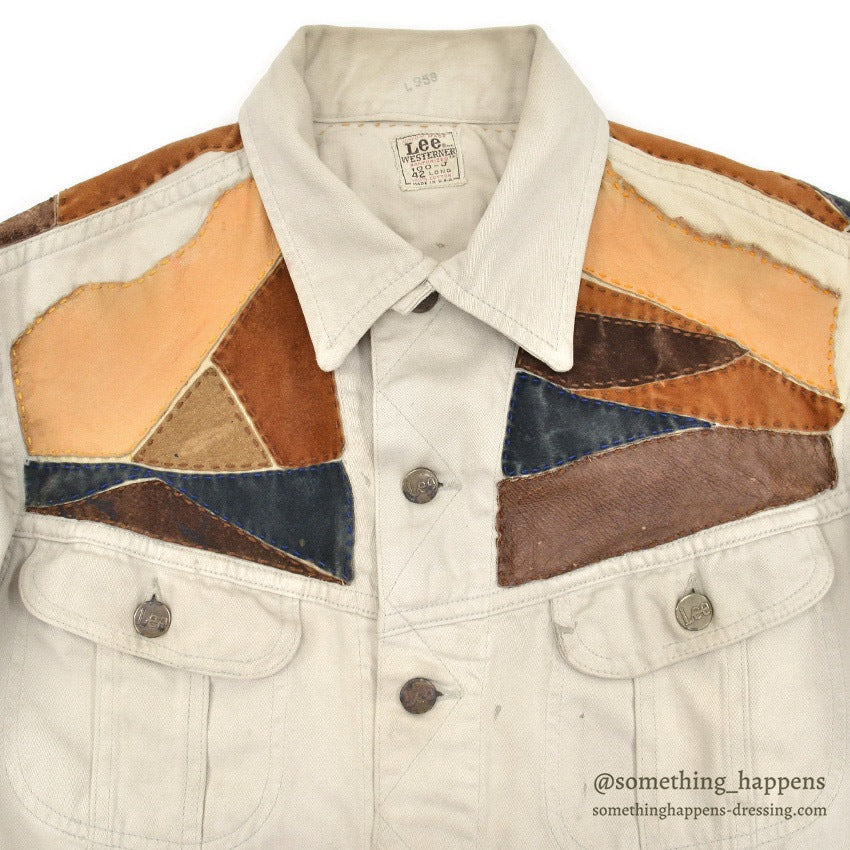 1960's Lee WESTERNER 100-J / PATCHWORK LEATHER... 42 LONG
