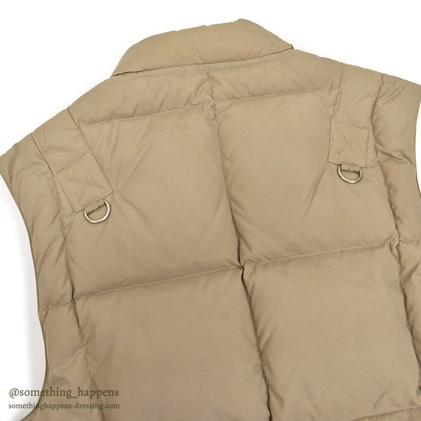 1970's MIGHTY-MAC NORSAC PRIME GOOSE DOWN VEST / TAN ... L