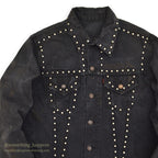 1960's LEVI'S 70505-0217 BIGE OVERDYED / BLACK WITH STUDS...
