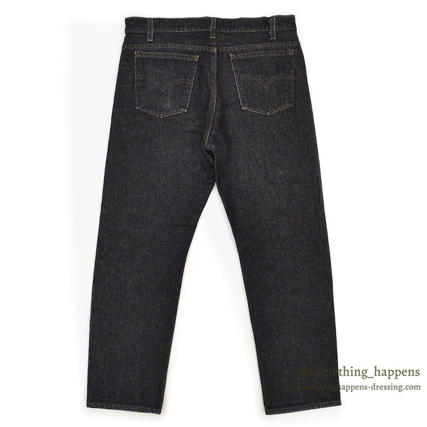 1990's Levi's 505 BLACK DENIM PANTS...W36/L30