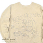 1960's MIGHTY MUSTANG HAND DRAWING SWEAT SHIRT...