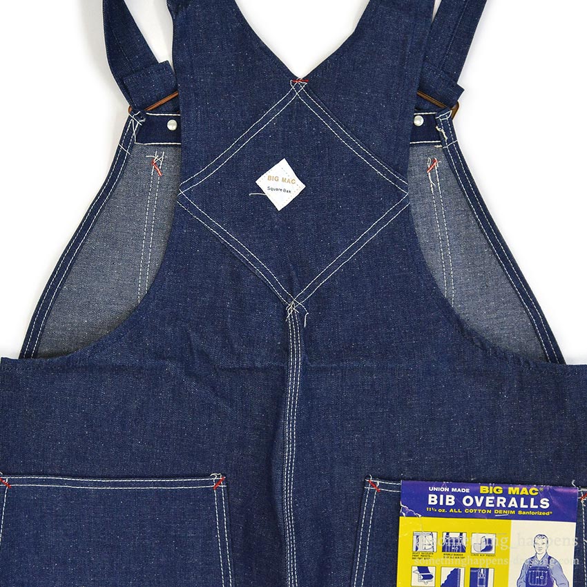 ~1970's DEADSTOCK BIG MAC DENIM OVERALL... W38/L30