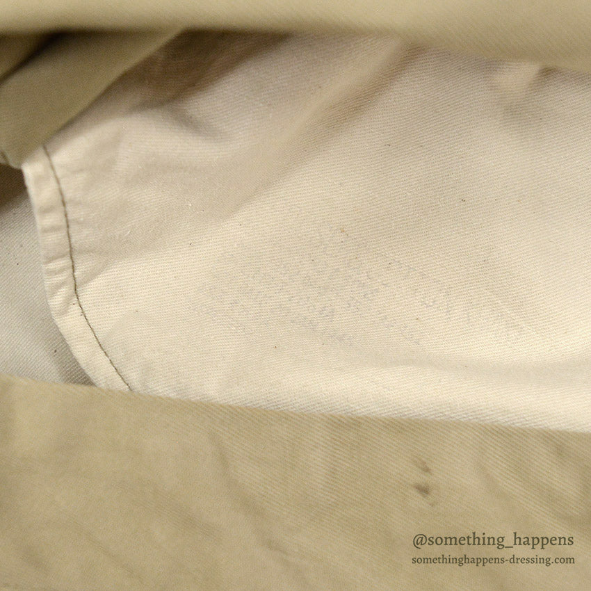 1950's U.S.ARMY TROUSERS, COTTON, KHAKI 1945 ... W34/L29