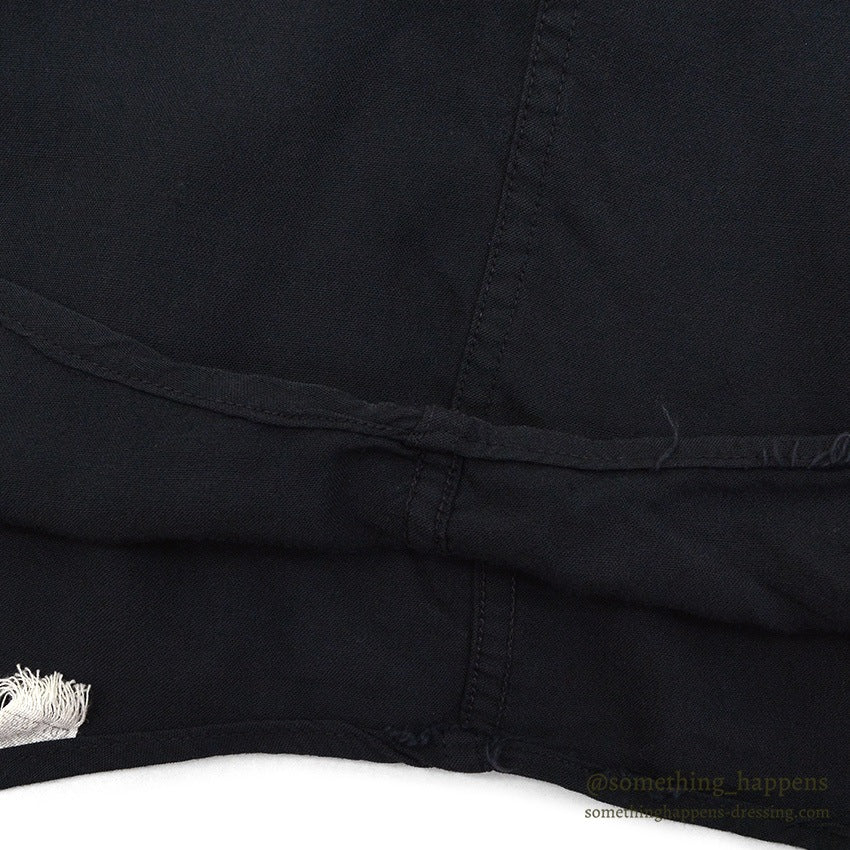 1960's TEN STRIKE BY KING LOUIE NAPOLI BOWLING SHIRT / BLACK & PINK ... ML