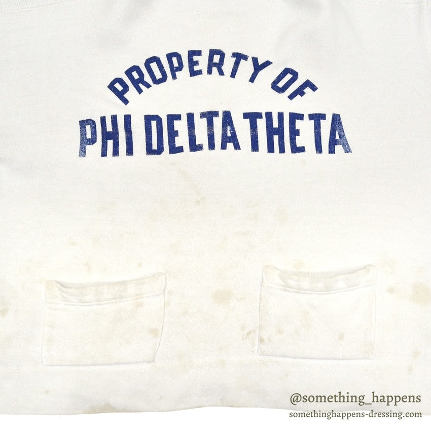 1950's CHAMPION PROPERTY OF PHI DELTA THETA SWEAT SHIRT... XL